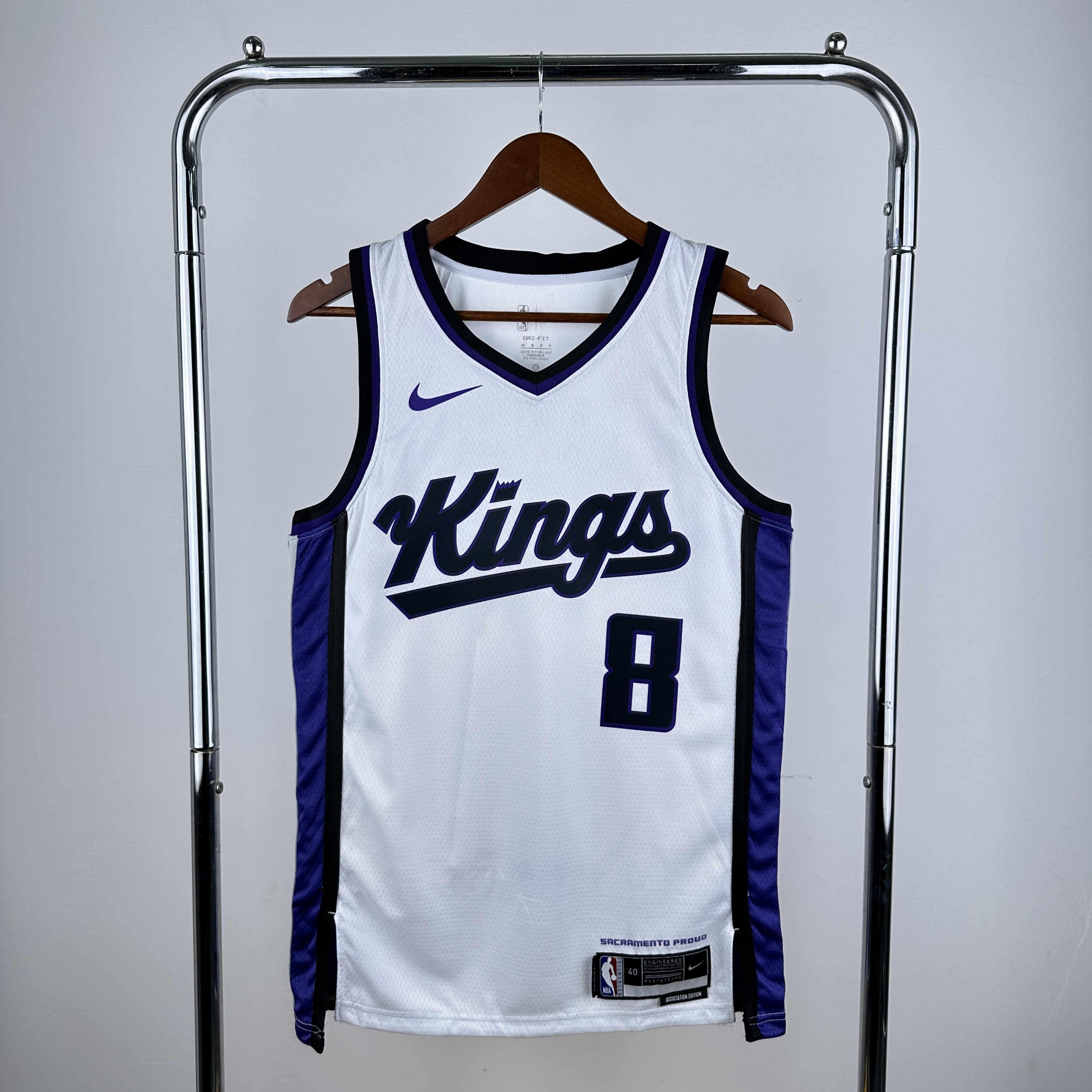 Men Sacramento Kings #8 Lavine White Season Nike 2025 NBA Jersey->sacramento kings->NBA Jersey